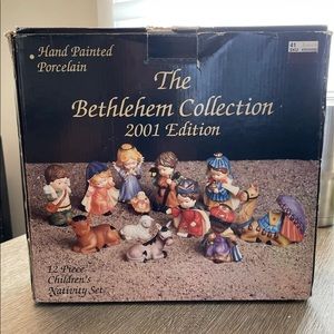 Children’s 12 piece porcelain nativity set